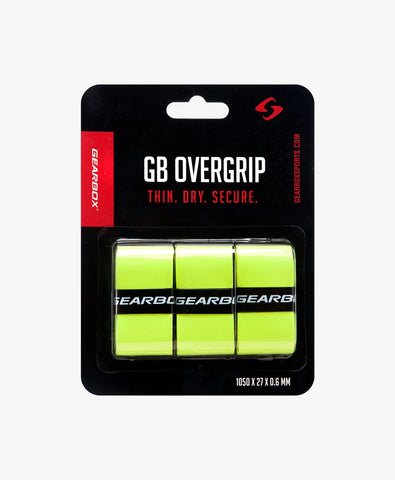 Gearbox Overwrap Grip - 3 Pack - YELLOW