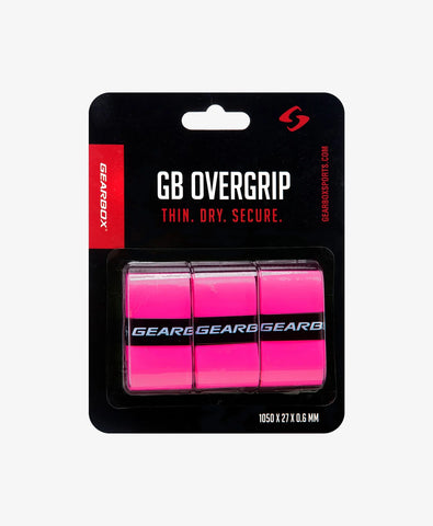 Gearbox Overwrap Grip - 3 Pack - PINK