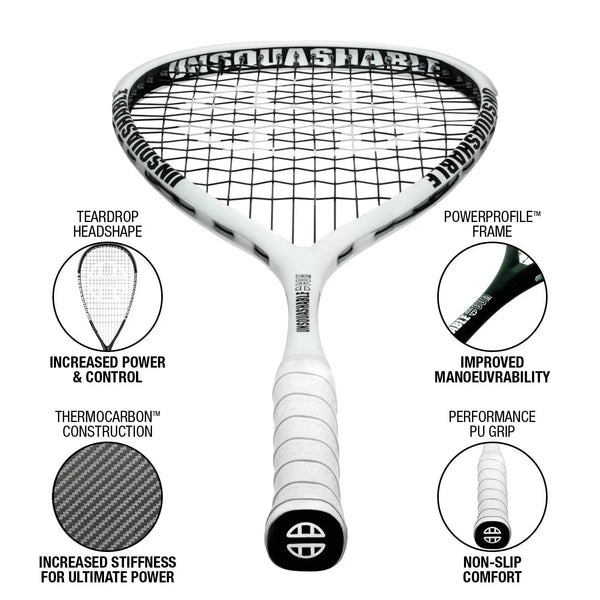 UNSQUASHABLE THERMO-TEC Squash Racket - UNSQUASHABLE