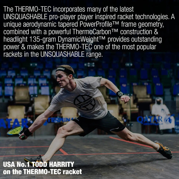 UNSQUASHABLE THERMO-TEC Squash Racket - UNSQUASHABLE